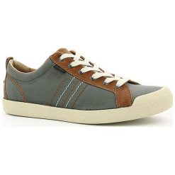 Sneakersy "Trident" w kolorze szarym. Szare trampki męskie Kickers, na sznurówki. W wyprzedaży za 184,95 zł.