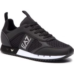 Sneakersy EA7 EMPORIO ARMANI - X8X027 XK050 A120 Black/White. Czarne sneakersy męskie EA7 Emporio Armani, bez zapięcia. Za 899,00 zł.