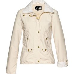 Krótka kurtka parka bonprix beżowo-szary. Czarne kurtki damskie marki House, l. Za 59,99 zł.