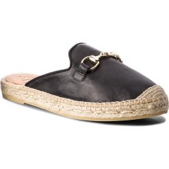 Espadryle KANNA - KV7009 Cathay Negro. Czarne espadryle damskie marki Kanna, ze skóry. W wyprzedaży za 169,00 zł.