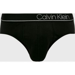 Calvin Klein Underwear - Slipy. Czarne slipy męskie Calvin Klein Underwear, s, bez wzorów, z elastanu. W wyprzedaży za 69,90 zł.