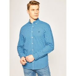 Koszula Marc O'Polo 021 7028 42140. Niebieskie koszule męskie Marc O'Polo, xl, bez wzorów, casualowe, polo, bez rękawów. W wyprzedaży za 209,00 zł.