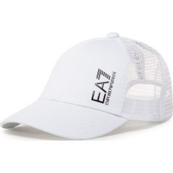 Czapka z daszkiem EA7 EMPORIO ARMANI - 275862 0P835 00010 White. Białe czapki męskie EA7 Emporio Armani, bez wzorów, z bawełny. Za 229,00 zł.