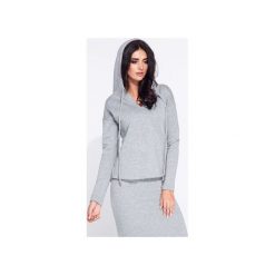 DOPASOWANA BLUZA DAMSKA Z KAPTUREM. Czerwone bluzy damskie marki Bien fashion, s, bez wzorów, z tkaniny, bez rękawów, z kapturem. Za 119,00 zł.