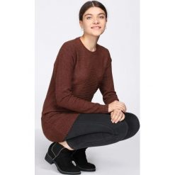 Brązowy Sweter All Round. Brązowe swetry klasyczne damskie Born2be, na jesień, xl. Za 39,99 zł.