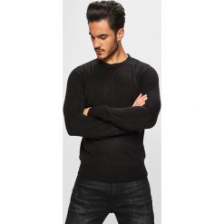 Brave Soul - Sweter. Czarne swetry męskie Brave Soul, s, bez wzorów, z dzianiny, z okrągłym kołnierzem, bez kaptura. Za 69,90 zł.