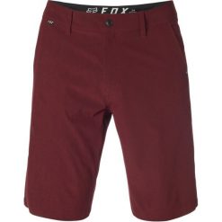 FOX szorty męskie Essex Tech Stretch 36 burgund. Czerwone spodenki i szorty męskie FOX, m, bez wzorów, krótkie. Za 200,00 zł.