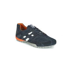 Buty Geox UOMO SNAKE. Niebieskie trampki męskie Geox, bez wzorów, bez zapięcia. Za 417,10 zł.