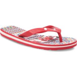Japonki DESIGUAL - Flip Flop Microrapport 18SSHF15 3061. Czerwone klapki damskie Desigual, bez wzorów, z tworzywa sztucznego, bez obcasa. W wyprzedaży za 79,00 zł.