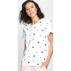 Biały T-shirt Sweet Truth. Białe bluzki damskie marki Born2be, l. Za 24,99 zł.