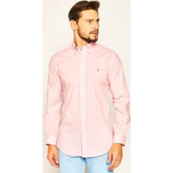 Koszula Polo Ralph Lauren Classics 710784282. Różowe koszule męskie Polo Ralph Lauren, m, bez wzorów, z bawełny, casualowe, polo, bez rękawów. W wyprzedaży za 329,00 zł.