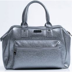 Shopper bag damskie: Duża połyskująca torba