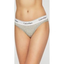Calvin Klein Underwear - Figi. Szare majtki damskie Calvin Klein Underwear, s, z elastanu. W wyprzedaży za 79,90 zł.