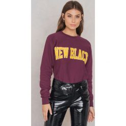 Bluzy damskie: New Black Bluza Campus – Purple