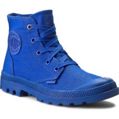 Trapery PALLADIUM - Mono Chrome 73089-427-M Royal Blue. Niebieskie półbuty damskie Palladium, z tworzywa sztucznego, bez obcasa, bez zapięcia. W wyprzedaży za 219,00 zł.