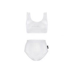 Strój Kąpielowy 2`częściowy White. Białe dół bikini marki Harp Team, z nadrukiem. Za 170,10 zł.