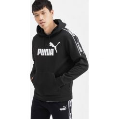Puma Amplified Bluza Czarny. Czarne bluzy męskie Puma, m, z nadrukiem, z elastanu, bez kołnierzyka, bez rękawów, bez kaptura. Za 257,95 zł.