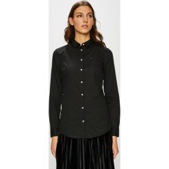 Tommy Jeans - Koszula. Czarne koszule body damskie marki Tommy Jeans, s, z elastanu, klasyczne, z klasycznym kołnierzykiem. Za 269,90 zł.