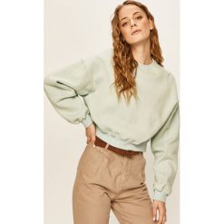 Answear - Bluza. Zielone bluzy damskie ANSWEAR, s, bez wzorów, z bawełny, bez rękawów, bez kaptura. W wyprzedaży za 79,90 zł.