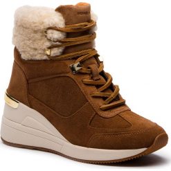 Sneakersy damskie: Sneakersy MICHAEL MICHAEL KORS - Liv Bootie 43F8SCFE6S Dk Caramel