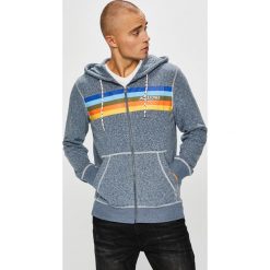 Jack & Jones - Bluza. Szare bejsbolówki męskie Jack & Jones, l, z nadrukiem, z bawełny, z kapturem. Za 219,90 zł.