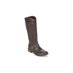 Kozaki Timberland EK BETHEL TALL. Pomarańczowe kozaki damskie marki Timberland, bez obcasa, bez zapięcia. Za 703,20 zł.