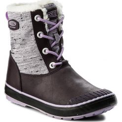 Śniegowce KEEN - Elsa Boot Wp 1015259 Plum/Pastel Lilac. Fioletowe kozaki dziewczęce marki Keen, bez zapięcia. W wyprzedaży za 229,00 zł.