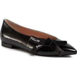 Baleriny POLLINI - SA11081C0ATE0000 Naplak Nero. Czarne baleriny damskie Pollini, bez wzorów, ze skóry, klasyczne, bez obcasa, na płaskiej podeszwie. Za 1239,00 zł.