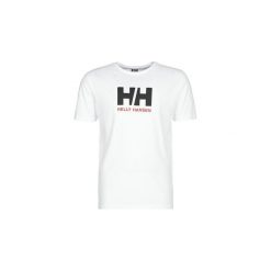 T-shirty z krótkim rękawem Helly Hansen HH LOGO T-SHIRT. Białe t-shirty męskie Helly Hansen, s, bez wzorów, bez kołnierzyka, krótkie. Za 99,99 zł.