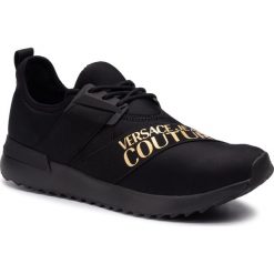 Sneakersy VERSACE JEANS COUTURE - E0YUBSG1 71214 M27. Czarne sneakersy męskie Versace Jeans Couture, na co dzień, bez wzorów, z jeansu, bez zapięcia. Za 549,00 zł.