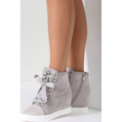 Sneakersy damskie: Szare Sneakersy Kassi