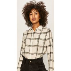 Wrangler - Koszula. Białe bluzki damskie Wrangler, s, bez wzorów, z bawełny, klasyczne, z klasycznym kołnierzykiem, z długim rękawem. W wyprzedaży za 99,90 zł.