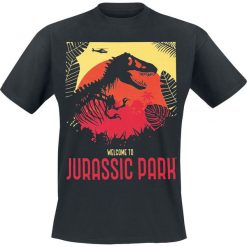 T-shirty męskie: Jurassic Park Welcome T-Shirt czarny