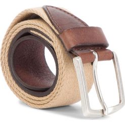 Pasek Męski WRANGLER - Canvas Belt W0B33894K Cornstalk. Pomarańczowe paski męskie Wrangler, w paski, ze skóry. Za 149,00 zł.