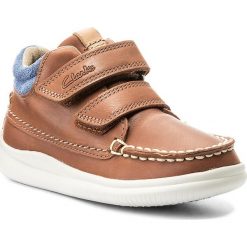 Półbuty męskie: Półbuty CLARKS – Cloudtuktu Inf 261270346 Tan Leather