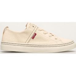 Levi's - Tenisówki. Białe trampki i tenisówki damskie Levi's®, bez wzorów, z gumy, na sznurówki. Za 239,90 zł.