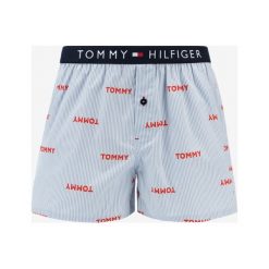 Tommy Hilfiger Szorty Niebieski. Niebieskie bokserki męskie TOMMY HILFIGER, s, bez wzorów, z bawełny. Za 131,95 zł.