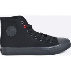 Big Star - Trampki. Czarne trampki i tenisówki damskie marki BIG STAR, z materiału, na sznurówki. Za 99,90 zł.