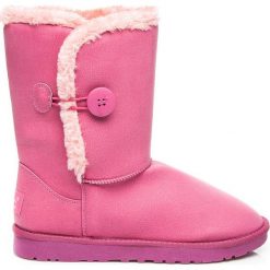 Buty zimowe damskie: MUKLUKI Z GUZIKIEM