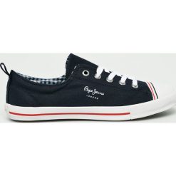 Pepe Jeans - Tenisówki Gerry. Szare tenisówki damskie Pepe Jeans, z gumy. W wyprzedaży za 129,90 zł.