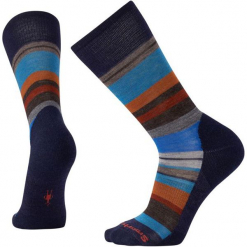 Smartwool Skarpety Męskie M Saturnsphere Deep Navy H-Cardamom M. Szare skarpetki męskie marki 4f, l, z elastanu, z długim rękawem. Za 69,00 zł.