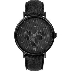 Timex - Zegarek TW2T35200. Czarne zegarki męskie Timex, z mosiądzu. Za 389,90 zł.