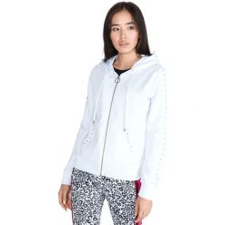 Versace Jeans Bluza Biały. Białe bluzy damskie Versace Jeans, xs, bez wzorów, z bawełny, bez rękawów, bez kaptura. Za 1198,95 zł.