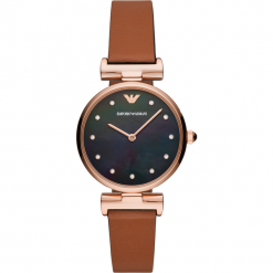 Zegarek EMPORIO ARMANI - Gianni T-Bar AR11296 Black/Rose Gold. Czarne zegarki damskie Emporio Armani. W wyprzedaży za 869,00 zł.