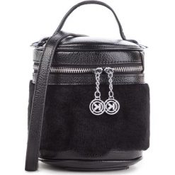 Torebka KAZAR - 36229-FS-00 Black. Czarne torebki klasyczne damskie Kazar, z futra. Za 499,00 zł.