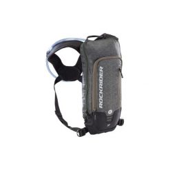Plecak rowerowy MTB ST 500 3 L z bukłakiem. Zielone plecaki męskie ROCKRIDER, bez wzorów, z poliesteru, sportowe. Za 79,99 zł.
