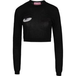 Sweter Chiara Ferragani. Czarne swetry damskie m, bez wzorów. Za 1349,00 zł.
