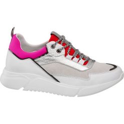 Sneakersy damskie 5th Avenue białe. Białe sneakersy damskie marki 5th Avenue, ze skóry. Za 167,00 zł.