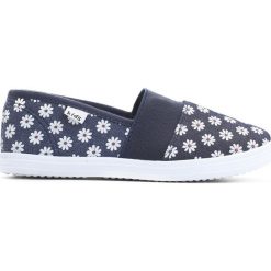 Granatowe Tenisówki Dancing Feets. Niebieskie trampki dziewczęce Born2be, z materiału. Za 39,99 zł.