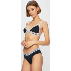 Pepe Jeans - Biustonosz. Niebieskie biustonosze Pepe Jeans, z haftami, z elastanu. Za 99,90 zł.